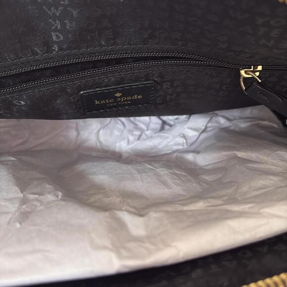 Kate Spade New York Striped Satchel Carli Grove 10×9×4 EXCELLENT CONDITION - Picture 7 of 9